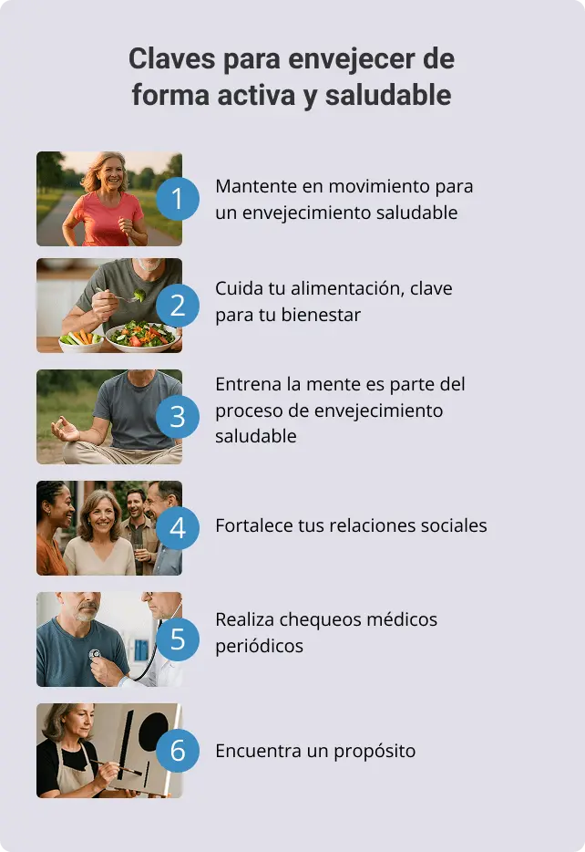 Claves para un envejecimiento saludable: cómo mantenerse activo 2 img es 3